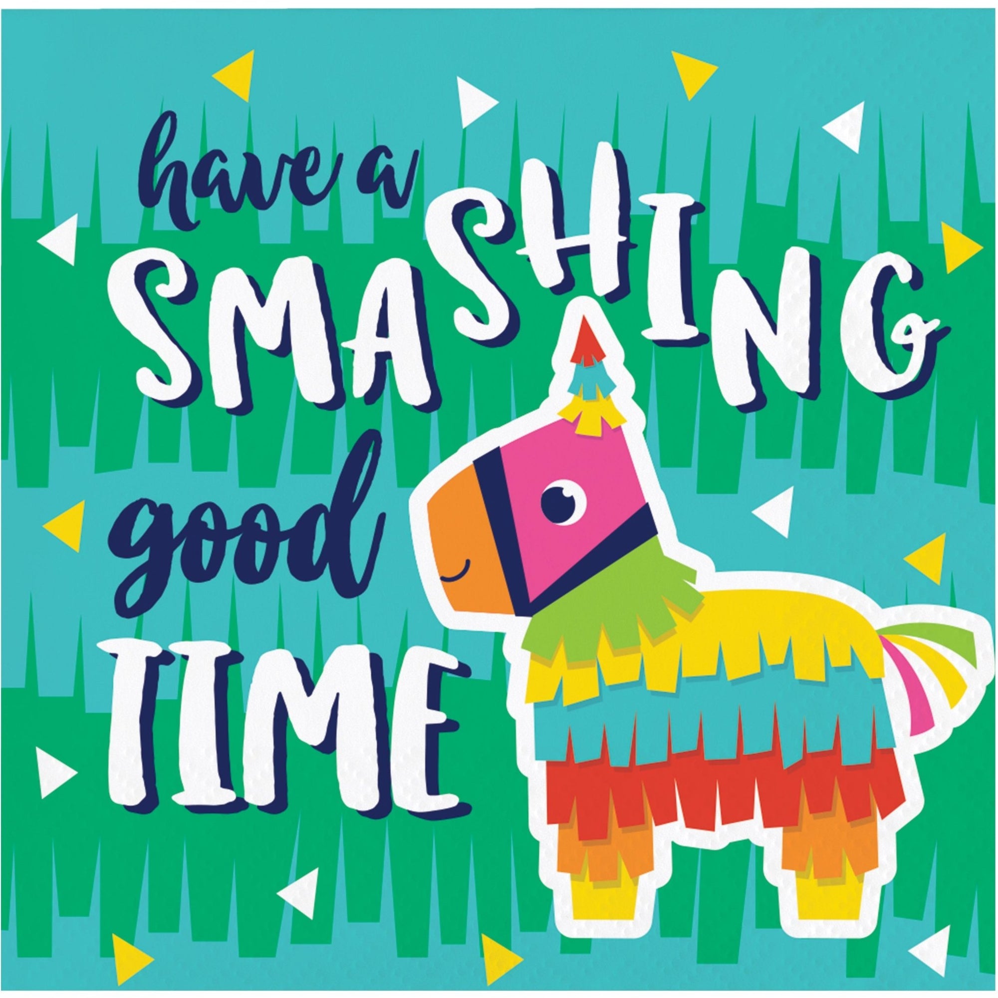 Fiesta Piñata Napkins "Have a Smashing Good Time" - Stesha Party