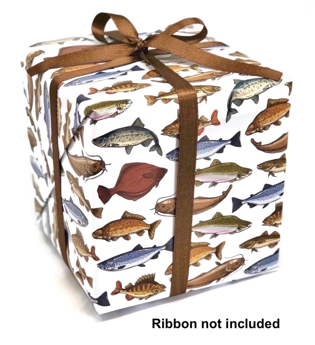 Fish Gift Wrap - Stesha Party