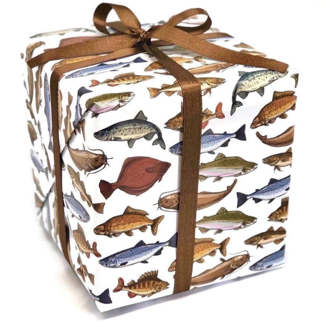 Fish Gift Wrap - Stesha Party