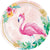 Flamingo Cake Plates - Stesha Party