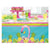 Flamingo Pineapple Plastic Tablecloth - Stesha Party