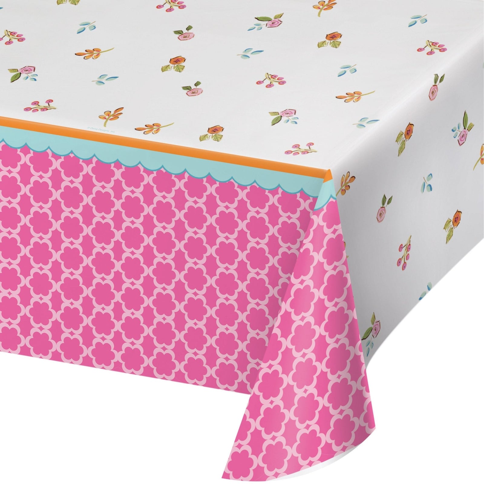 Floral Tea Party Tablecloth - Stesha Party