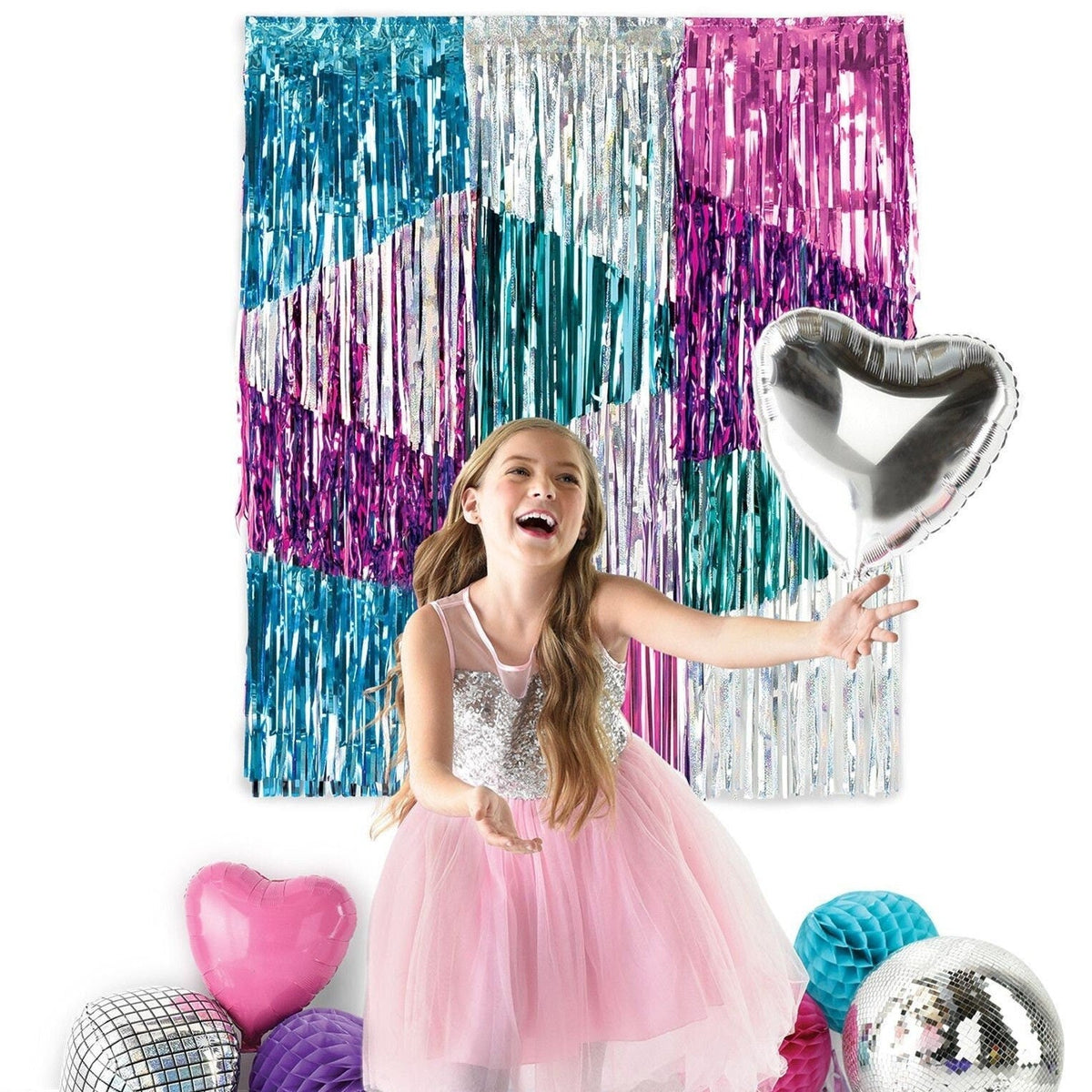 Foil Mermaid Photo Backdrop - Stesha Party