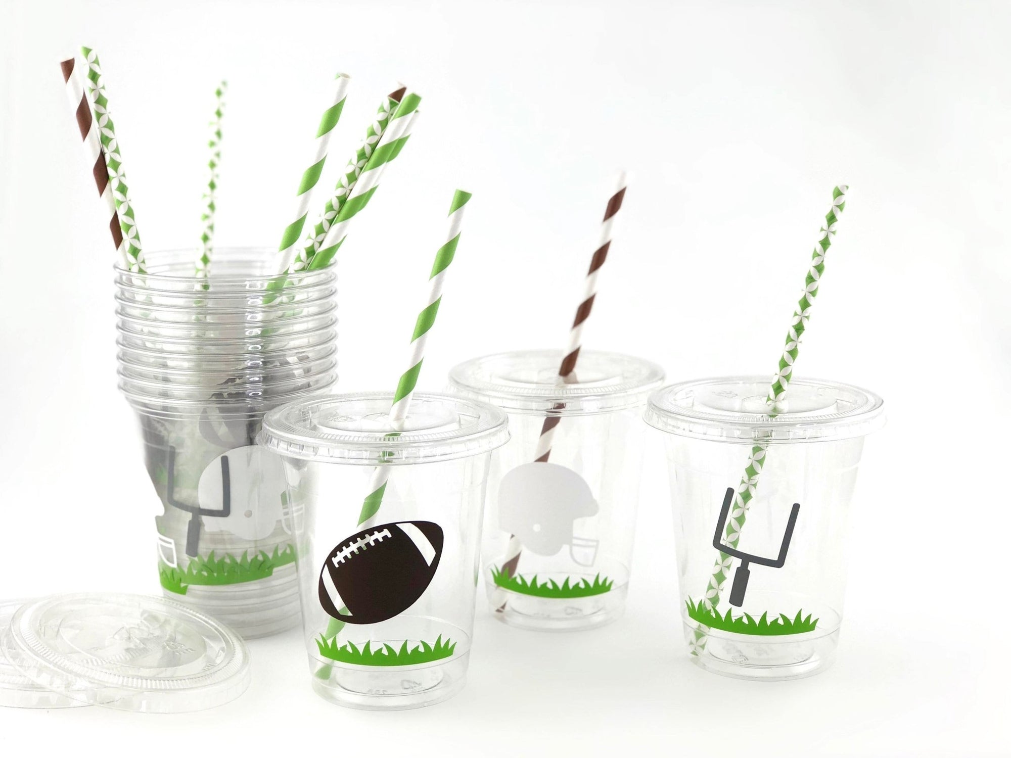 Football Party Clear Cup Set - Stesha Party