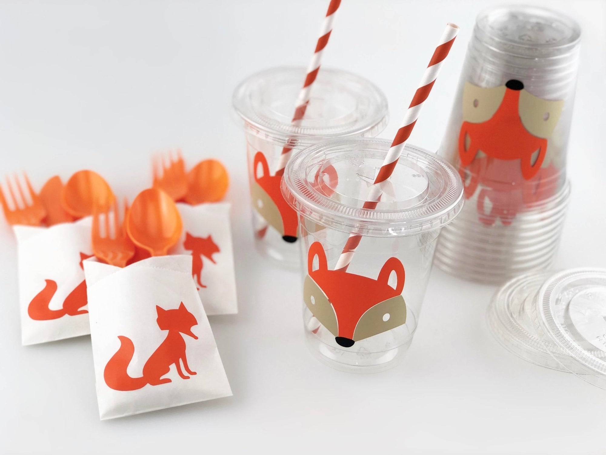 Fox Head Clear Cup Set - Stesha Party