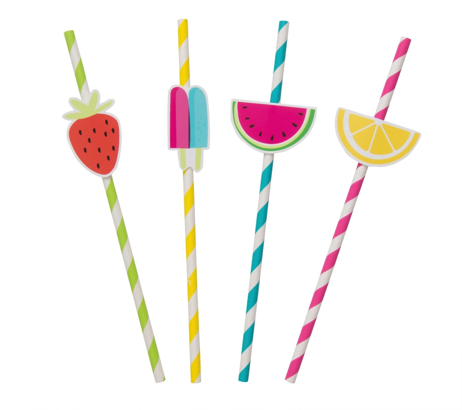 Fruit Party Paper Straws - Stesha Party