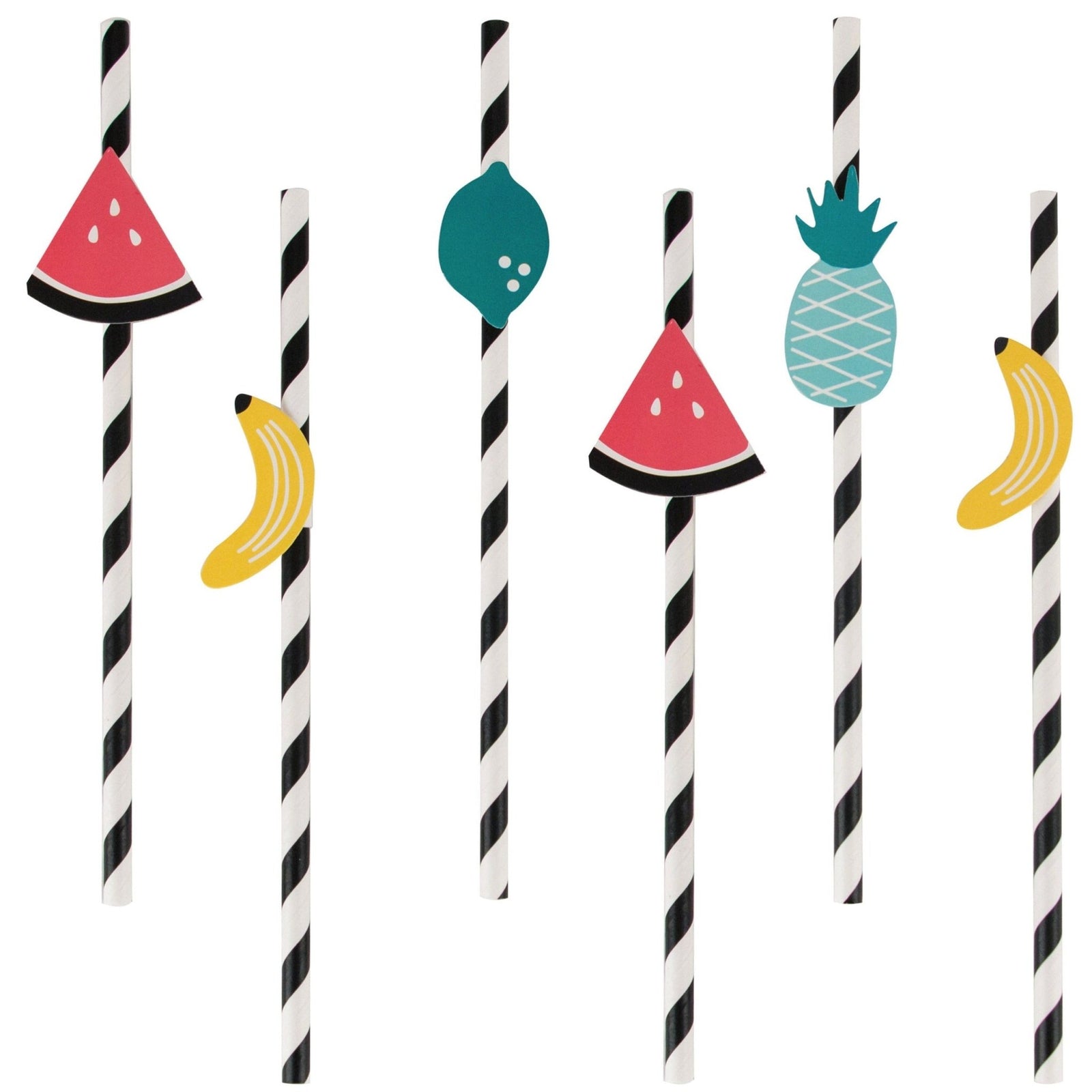 Fruit Party Straws - Stesha Party