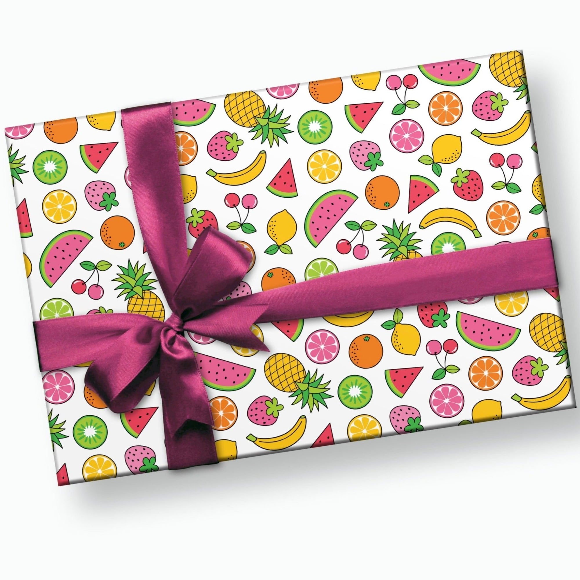 Fruit Themed Wrapping Paper - Stesha Party