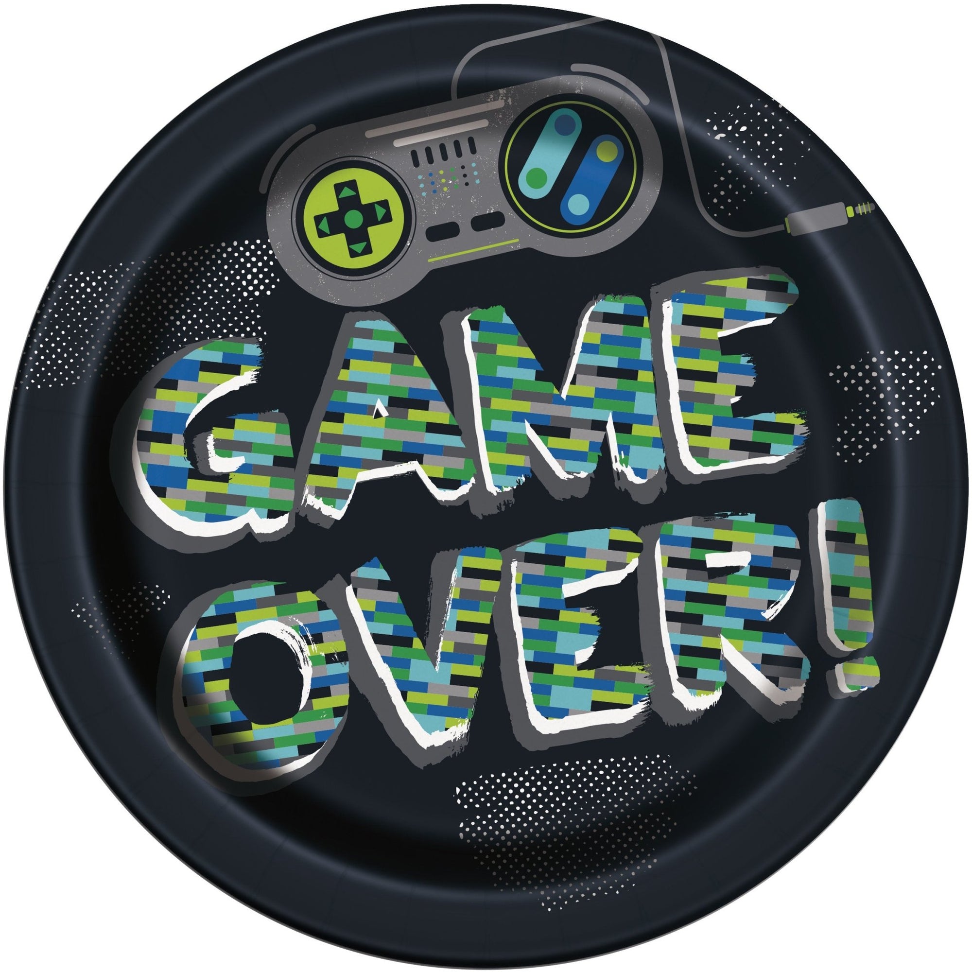 Game Over Party Plates - Stesha Party