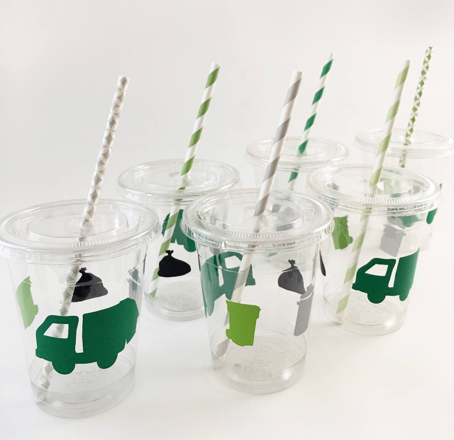 Garbage Party Clear Cup Set - Stesha Party