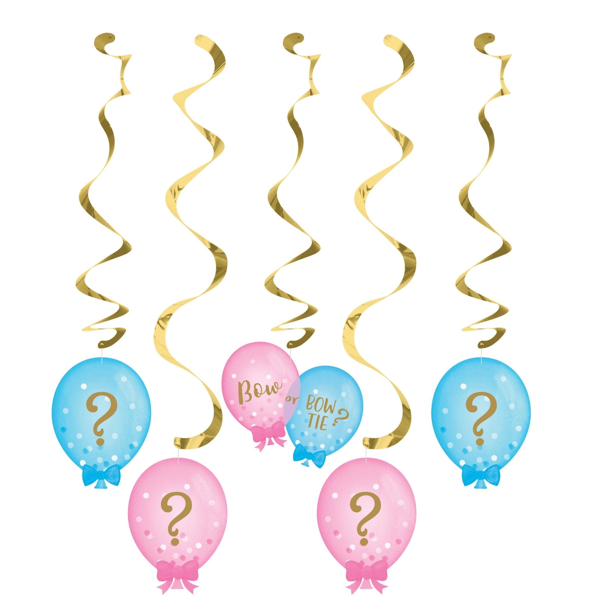 Gender Reveal Party Hanging Decorations - Stesha Party