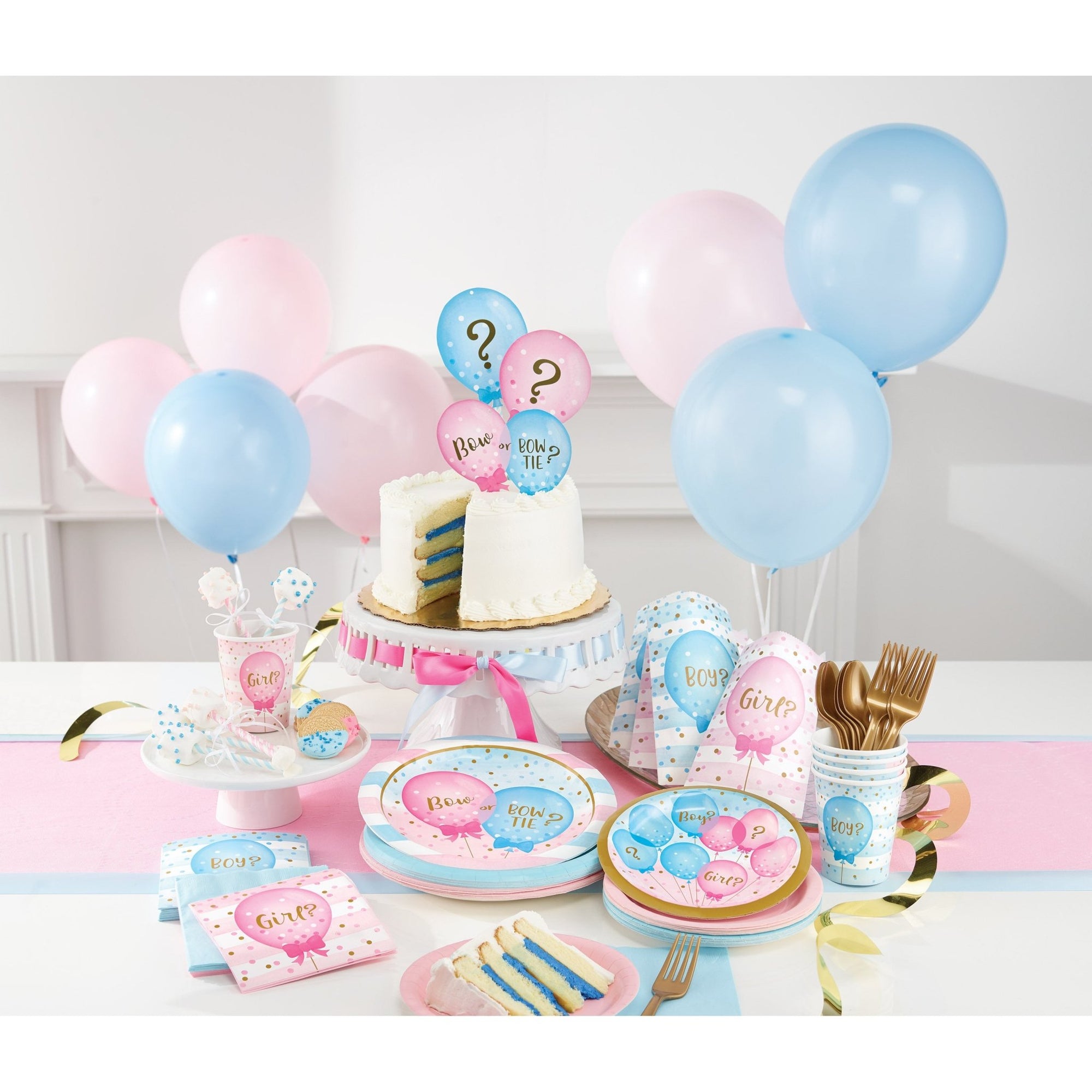 Gender Reveal Party Hanging Decorations - Stesha Party