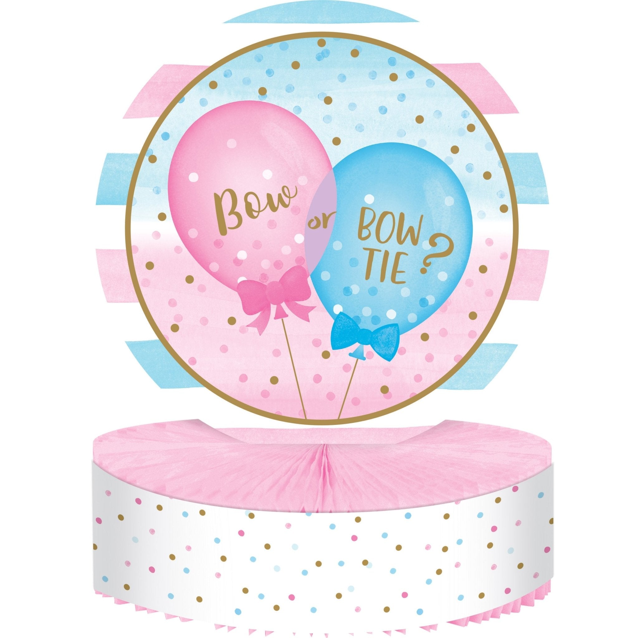 Gender Reveal Party Table Centerpiece