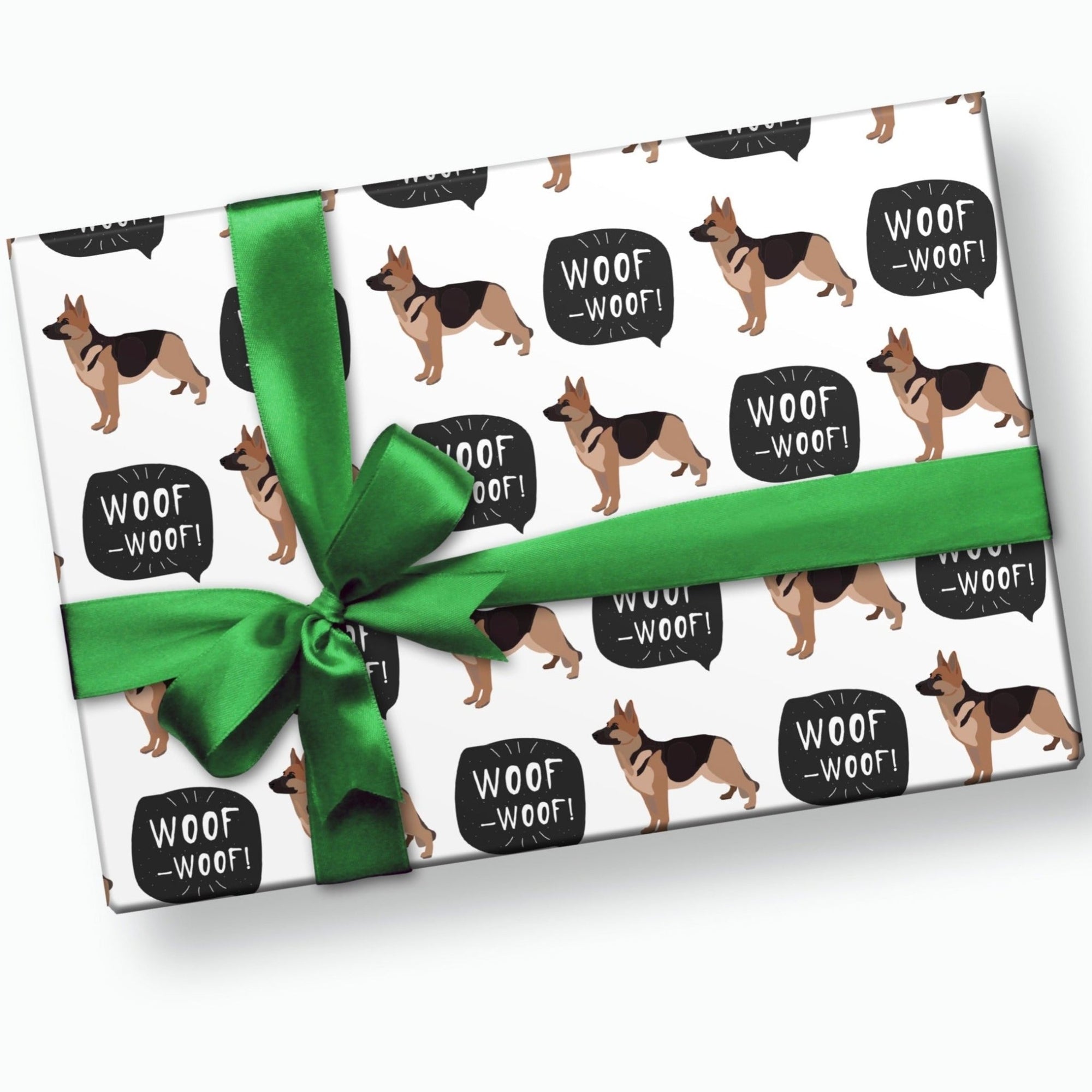 German Shepherd Wrapping Paper - Stesha Party