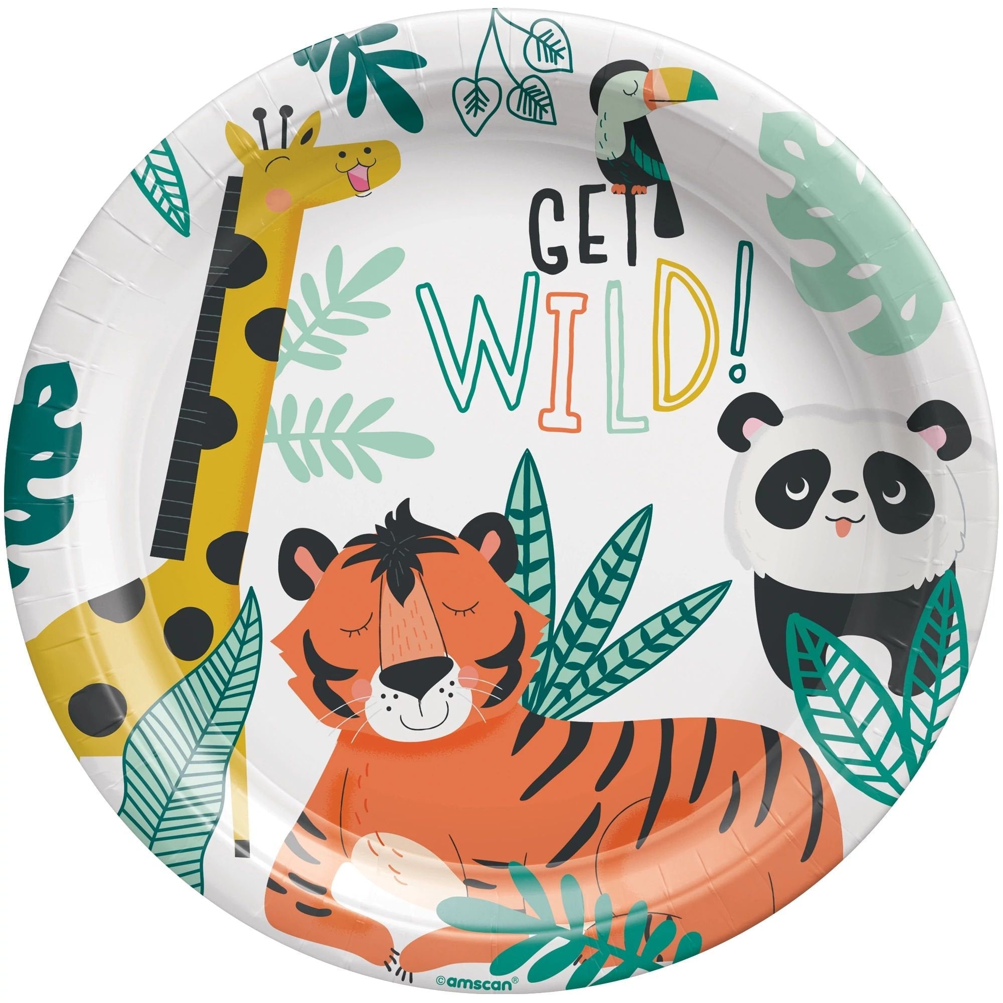 "Get Wild" Safari Party Plates - Stesha Party