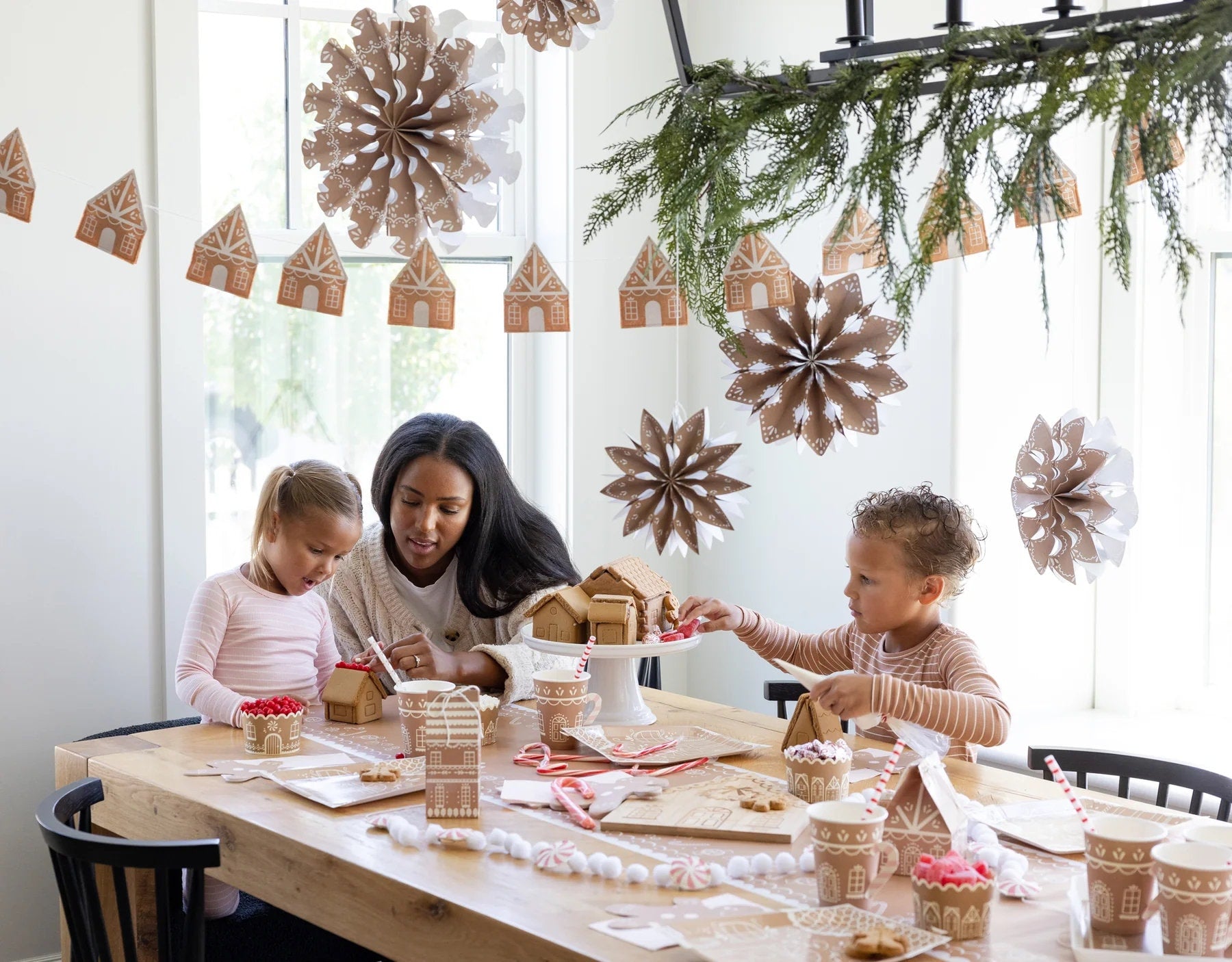 Gingerbread House Advent Boxes Countdown Calendar - Stesha Party