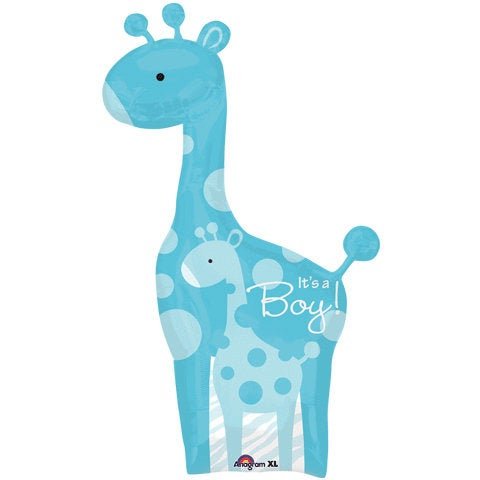 Giraffe Blue Balloon - Stesha Party