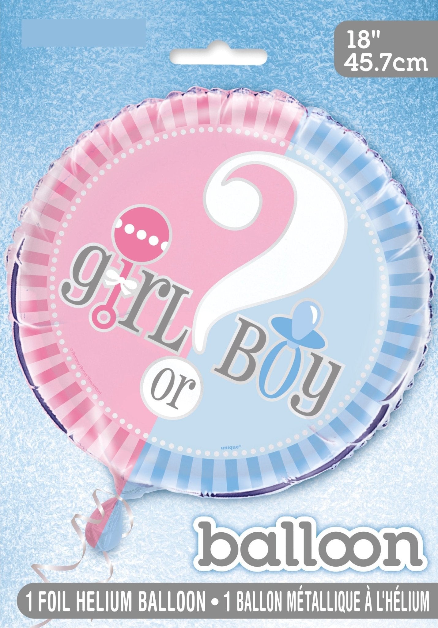 "Girl or Boy" Gender Reveal Balloon - Stesha Party