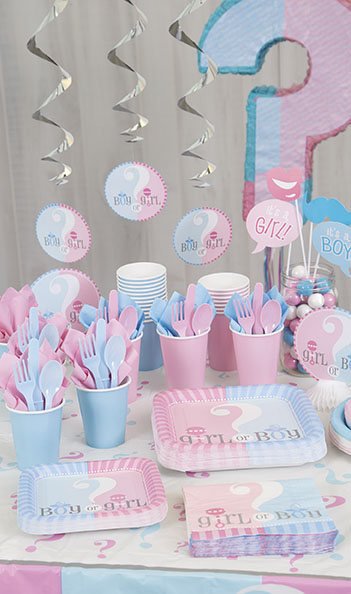 Gender Reveal Party Table Centerpiece - Stesha Party - centerpiece