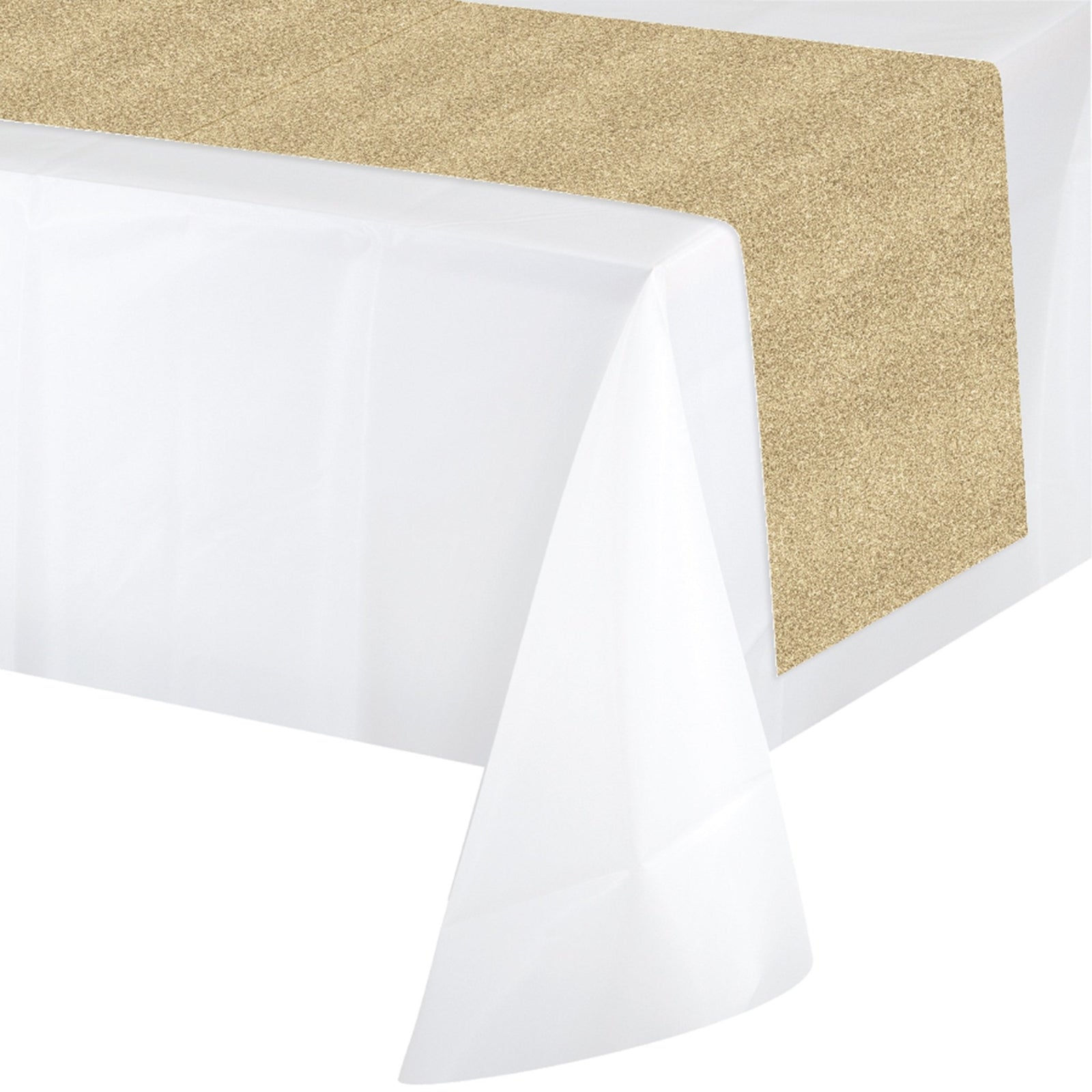 Gold Glitter Table Runner - Stesha Party