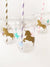 Gold Unicorn Party Cups - Stesha Party