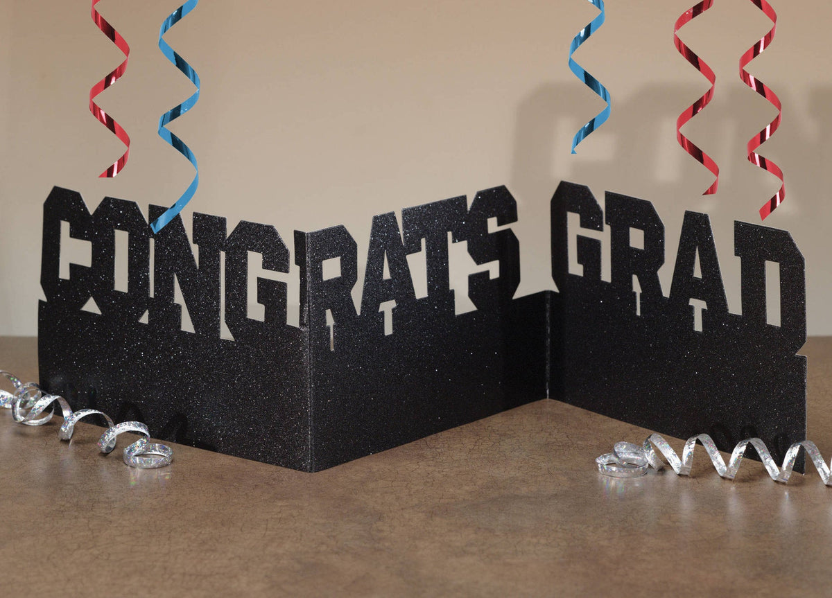 Graduation Centerpiece &quot;Congrats Grad&quot; - Stesha Party