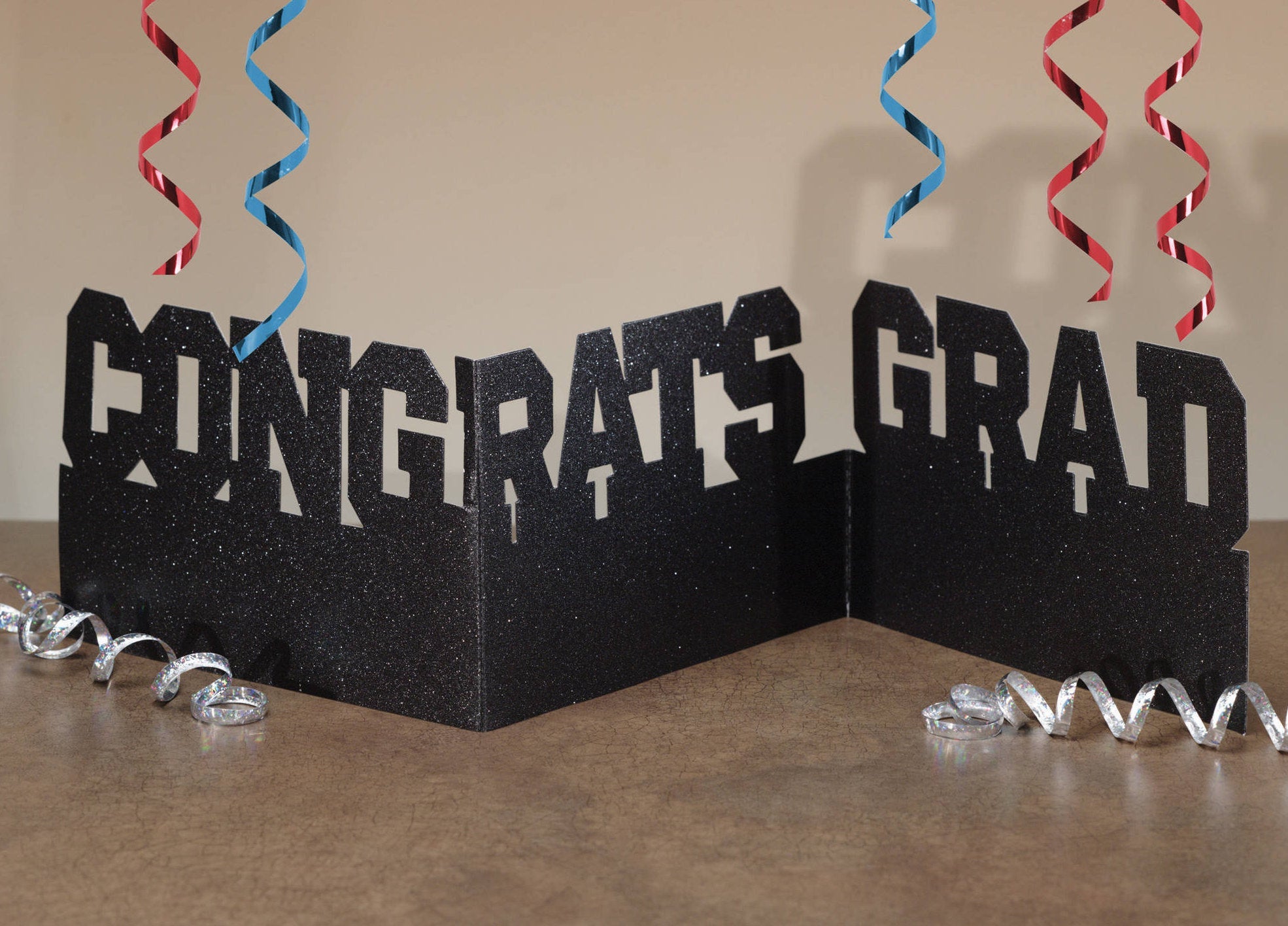 Graduation Centerpiece "Congrats Grad" - Stesha Party