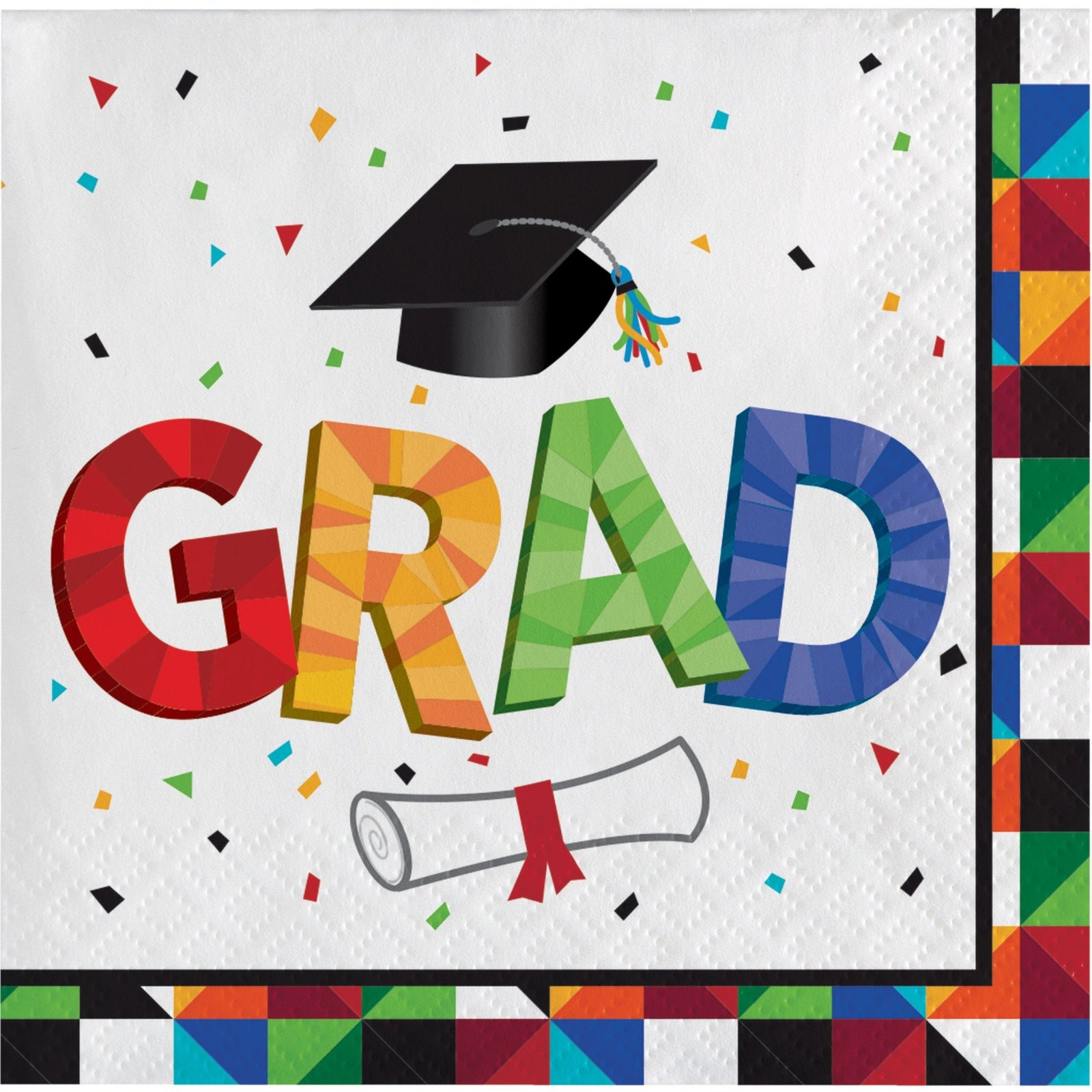 Graduation "Grad" Napkins - Stesha Party