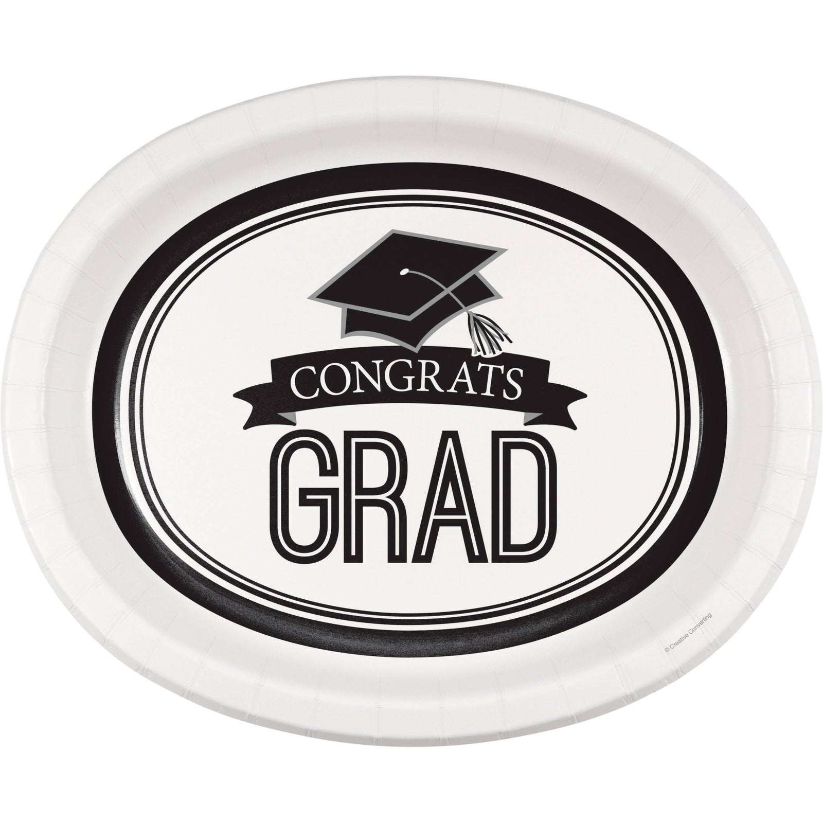 Graduation Sturdy Paper Party Platters - Stesha Party