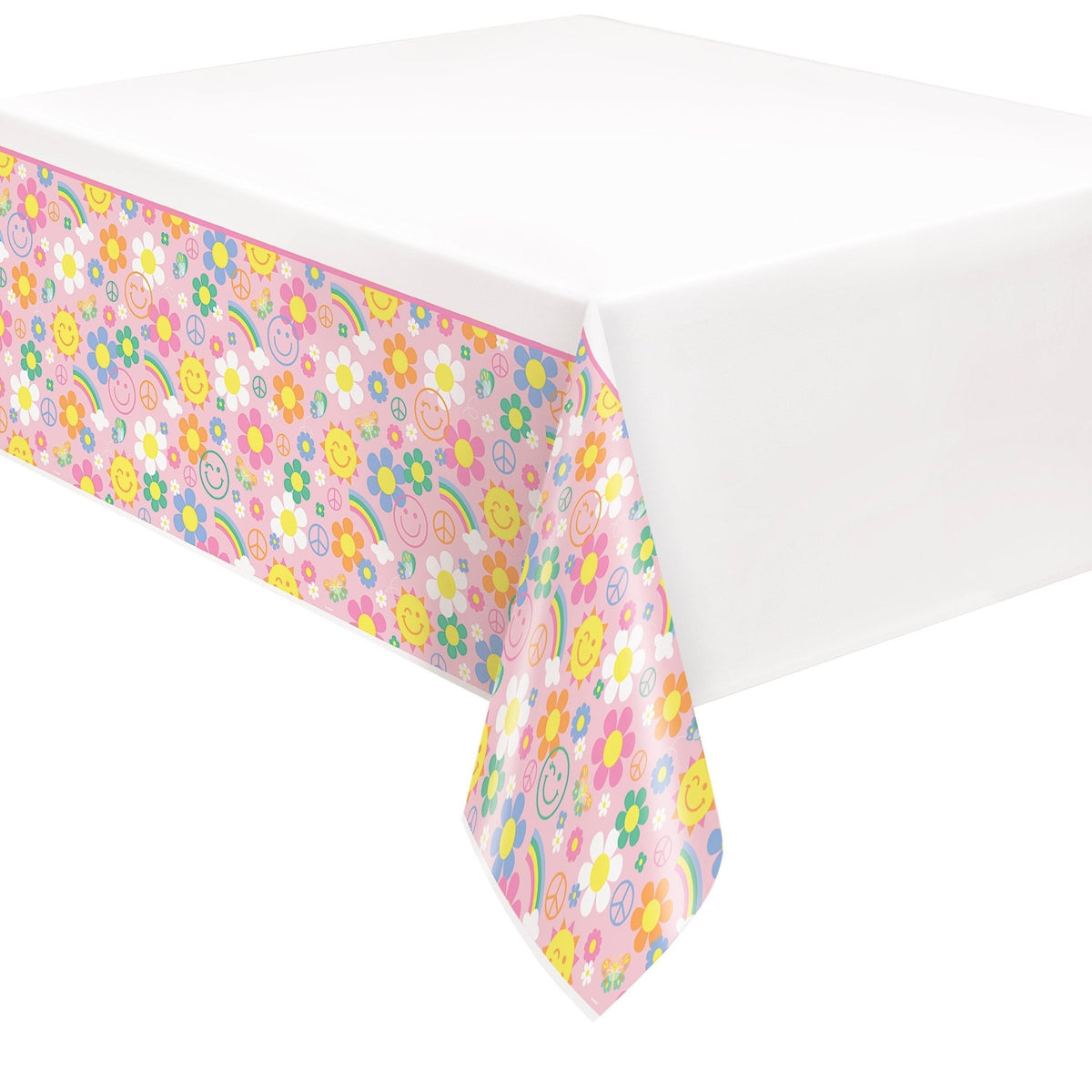 Groovy Party Plastic Tablecloth - Stesha Party