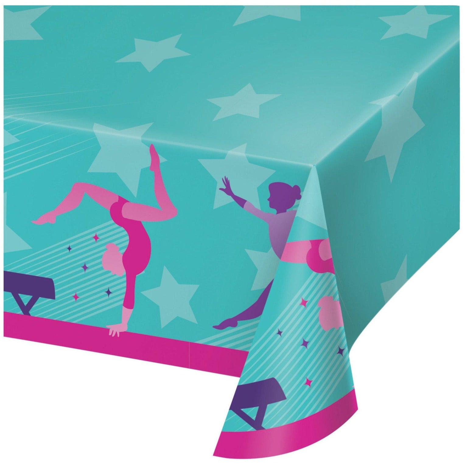 Gymnastics Themed Party Tablecloth - Stesha Party