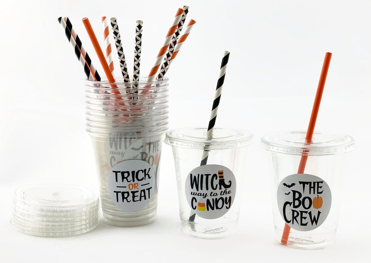 Halloween Clear Party Cups Set - Stesha Party