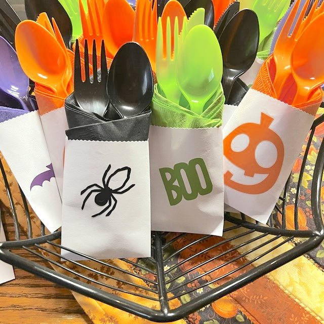 Halloween Party Cutlery Bags - Stesha Party