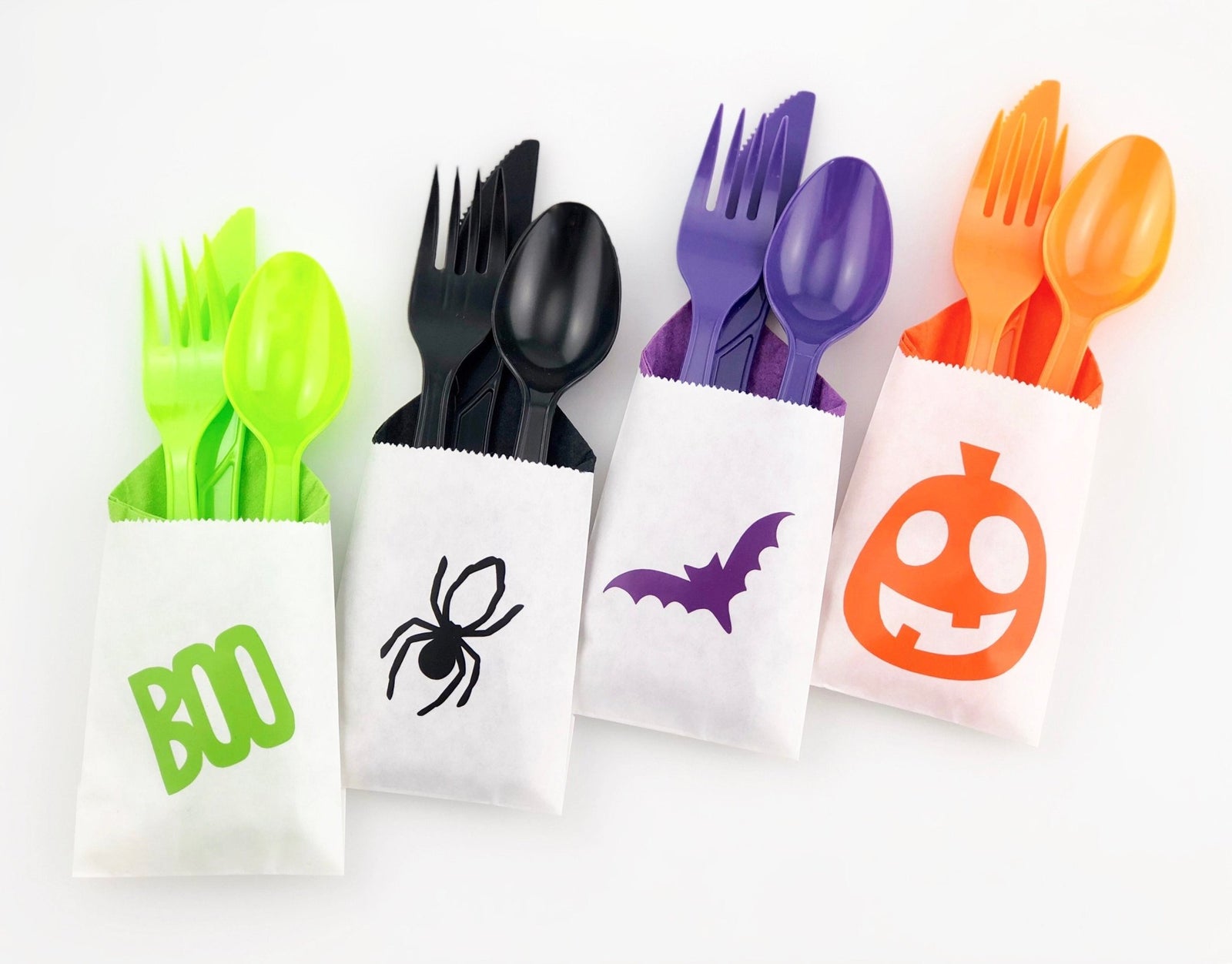 Halloween Party Cutlery Bags - Stesha Party