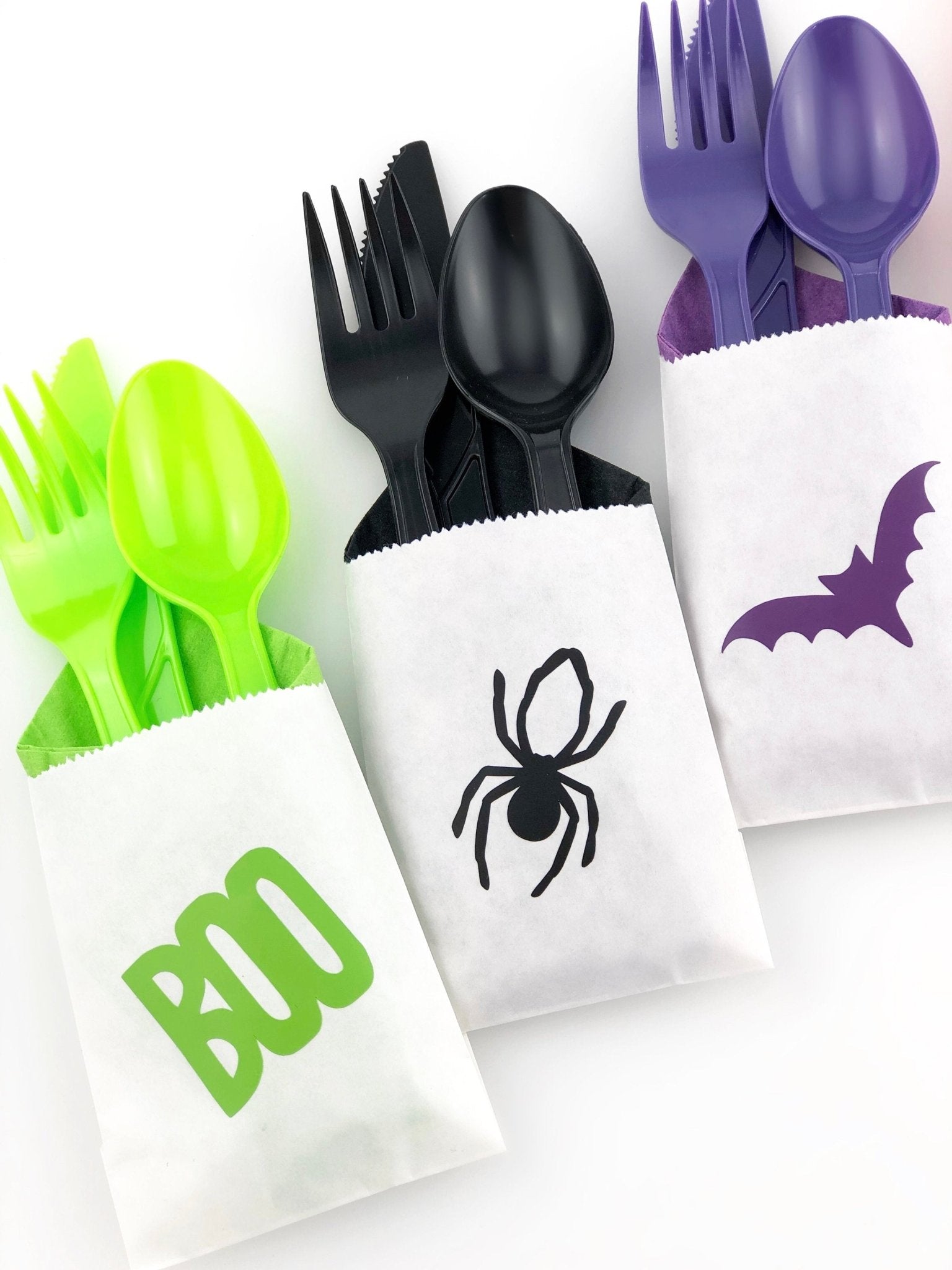 Halloween Party Cutlery Bags - Stesha Party