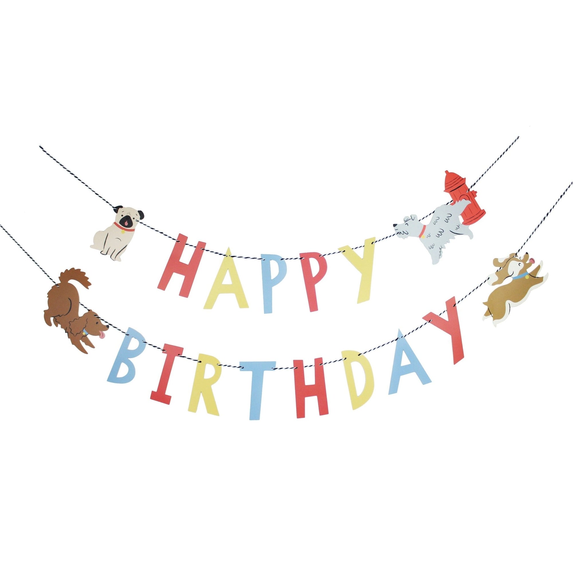 Happy Birthday Dog Banner - Stesha Party