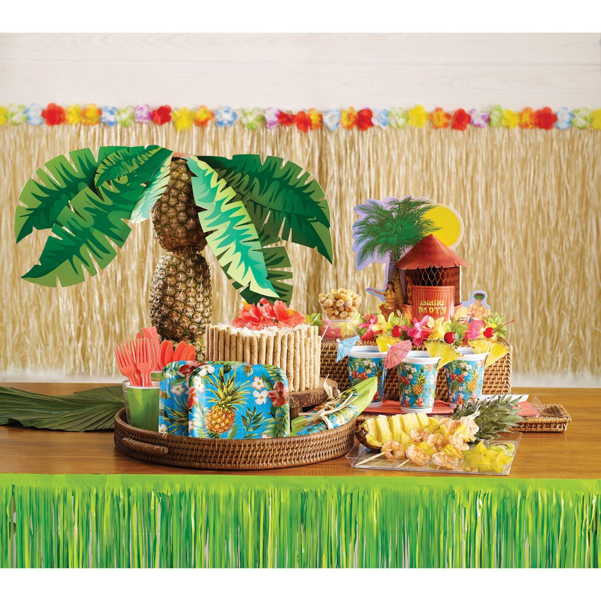 Hawaiian Themed Party Tablecloth - Stesha Party