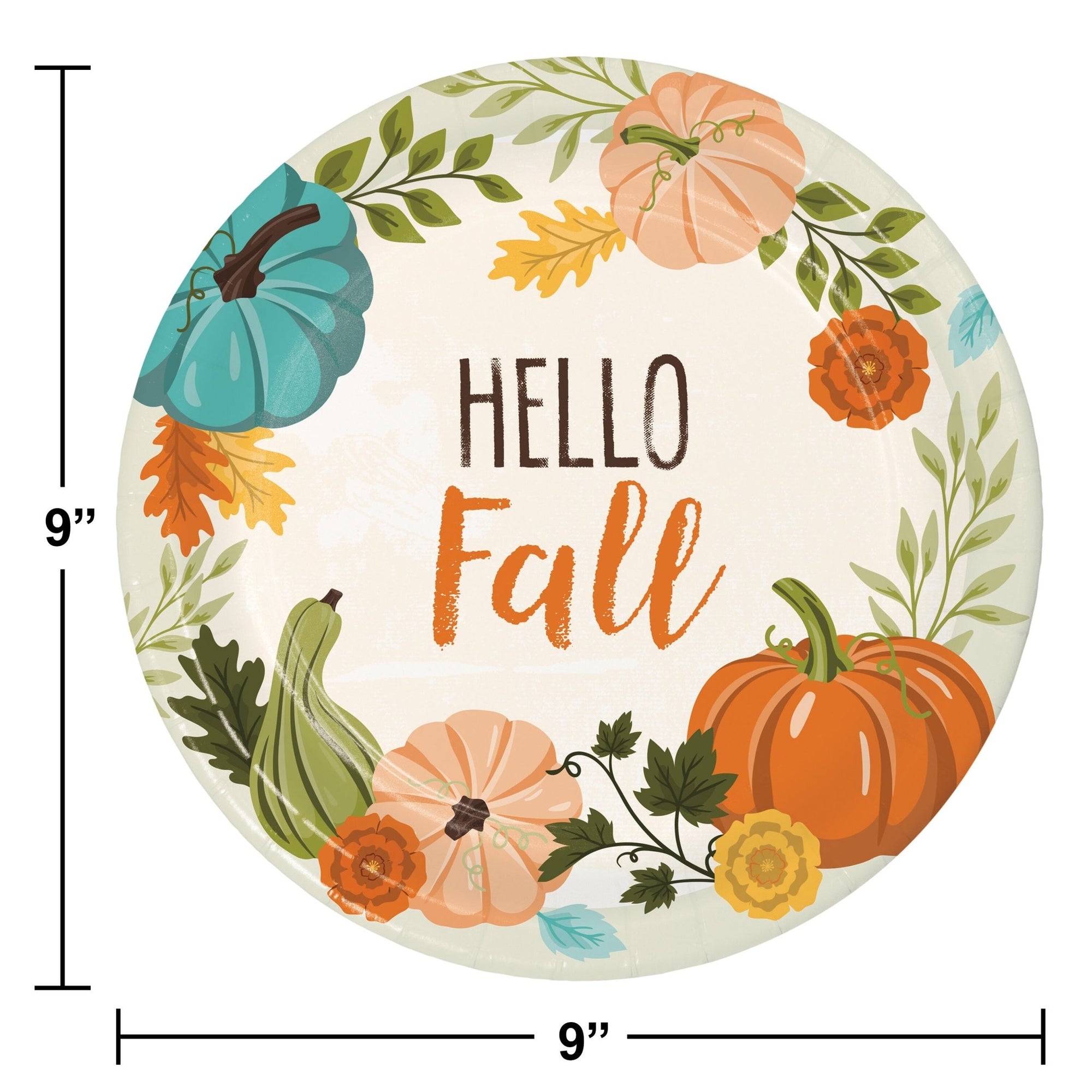 Hello Fall Pumpkin Party Supplies - Stesha Party