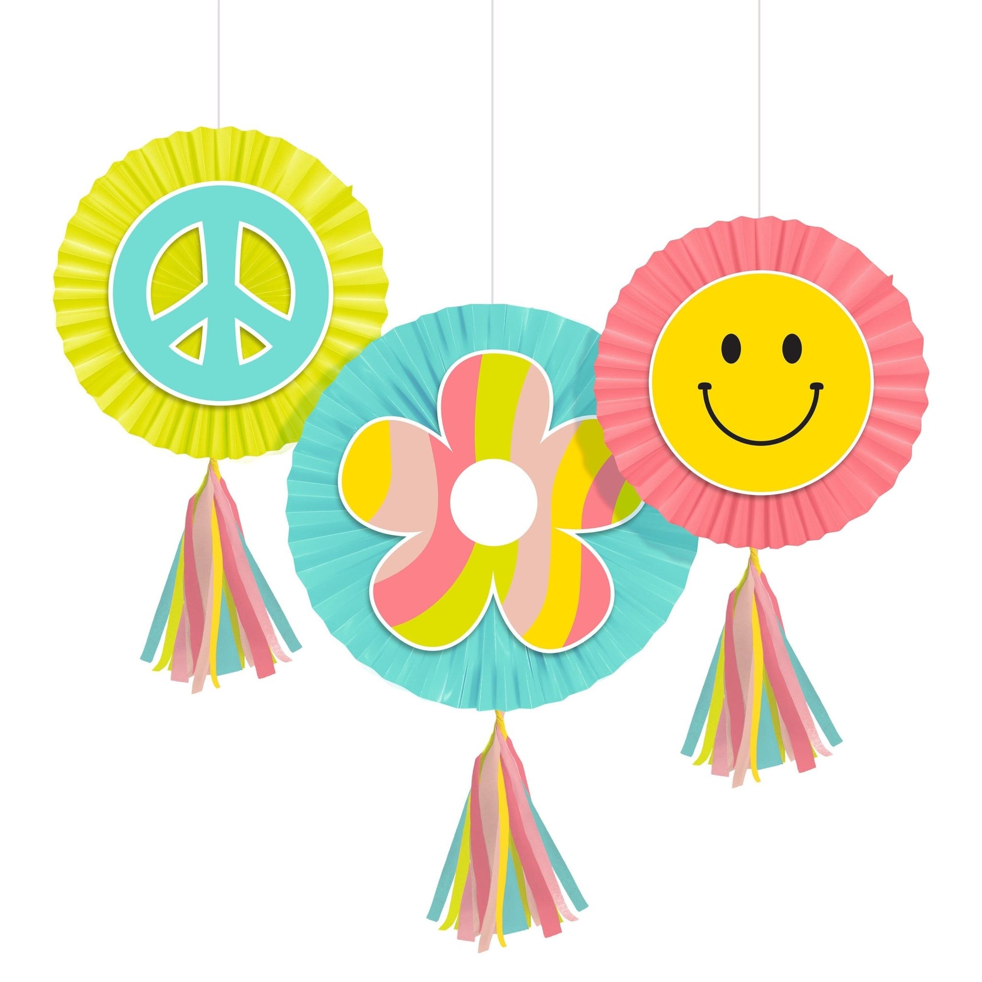 Hippie Party Hanging Decorations - Stesha Party