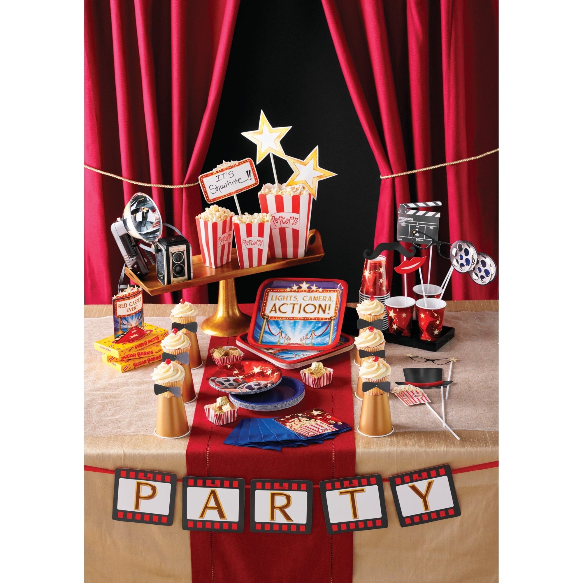 Hollywood Themed Party Napkins - Stesha Party