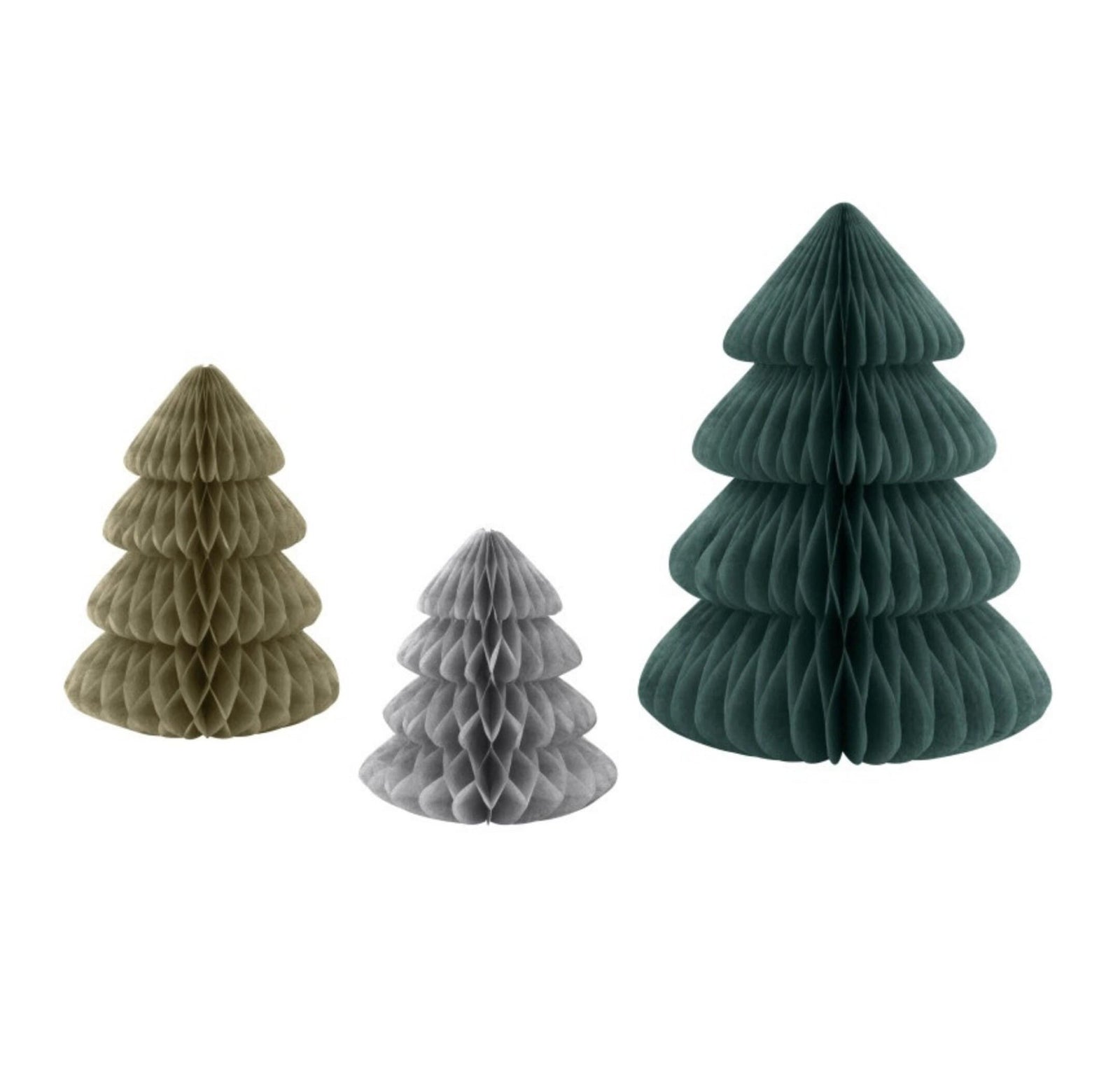 Honeycomb Trees Christmas Party Centerpieces 3ct - Stesha Party