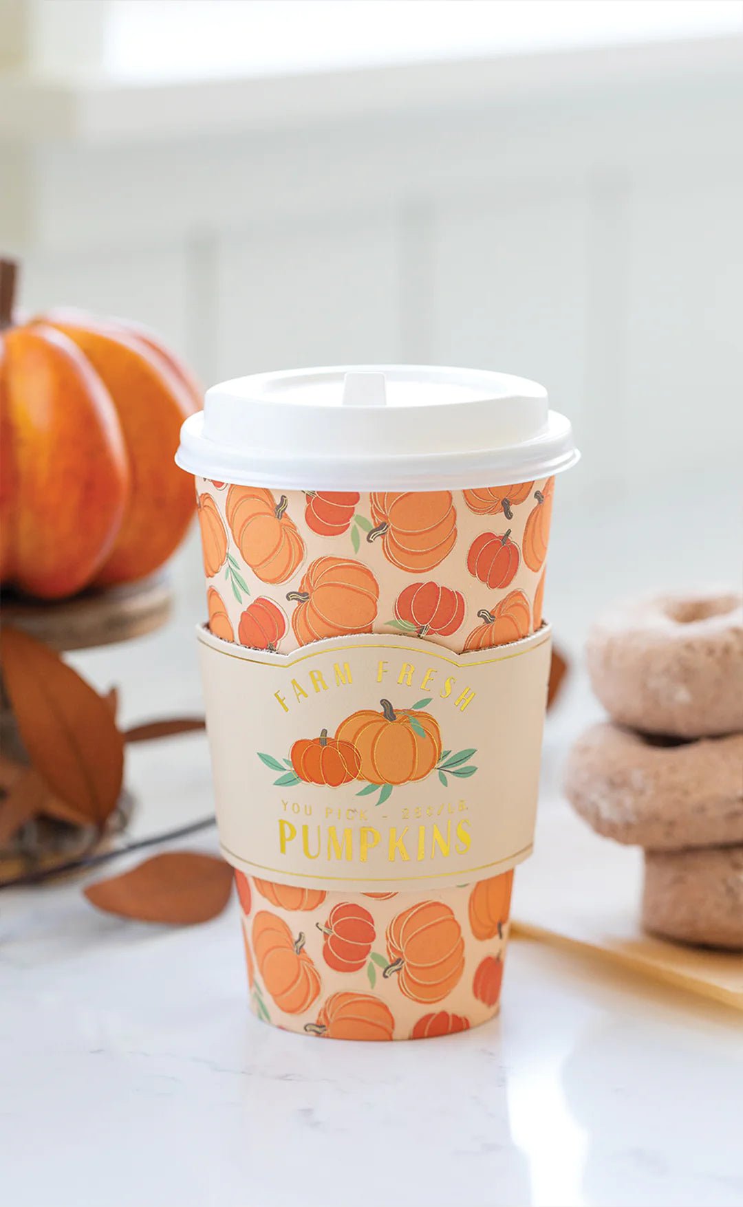 Hot Pumpkin To-Go Cups - Stesha Party