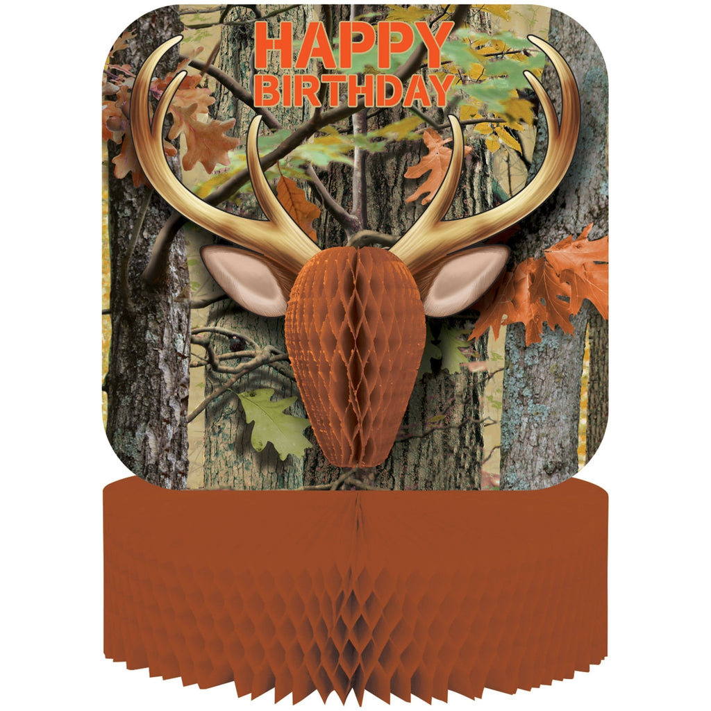 Hunting Deer Centerpiece - Stesha Party - birthday, birthday boy
