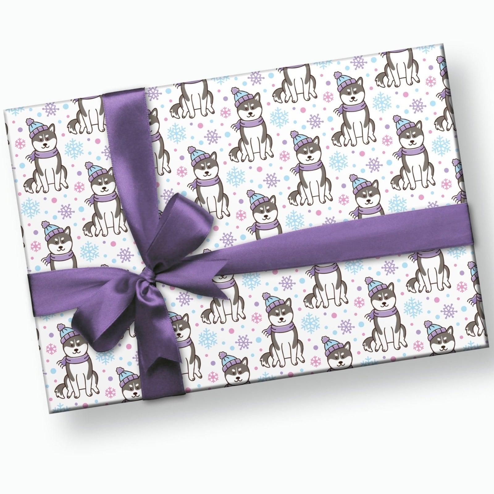 Husky Dog Wrapping Paper - Stesha Party