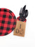 I Do Buffalo Plaid BBQ Cutlery Bag Set - Stesha Party