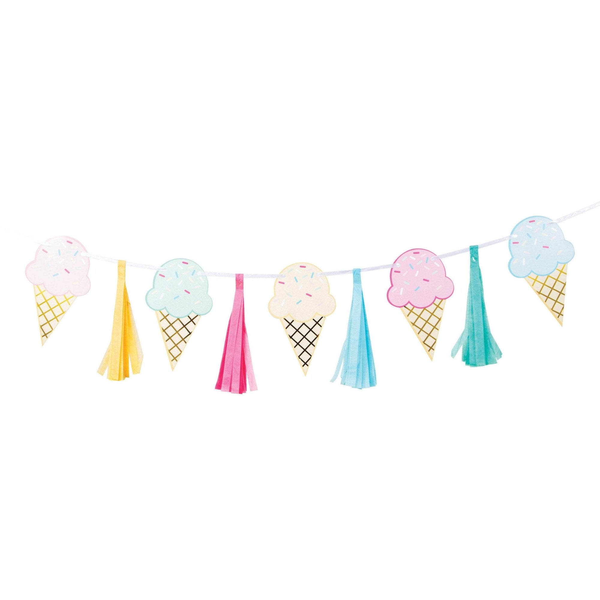 Ice Cream Party Banner - Stesha Party