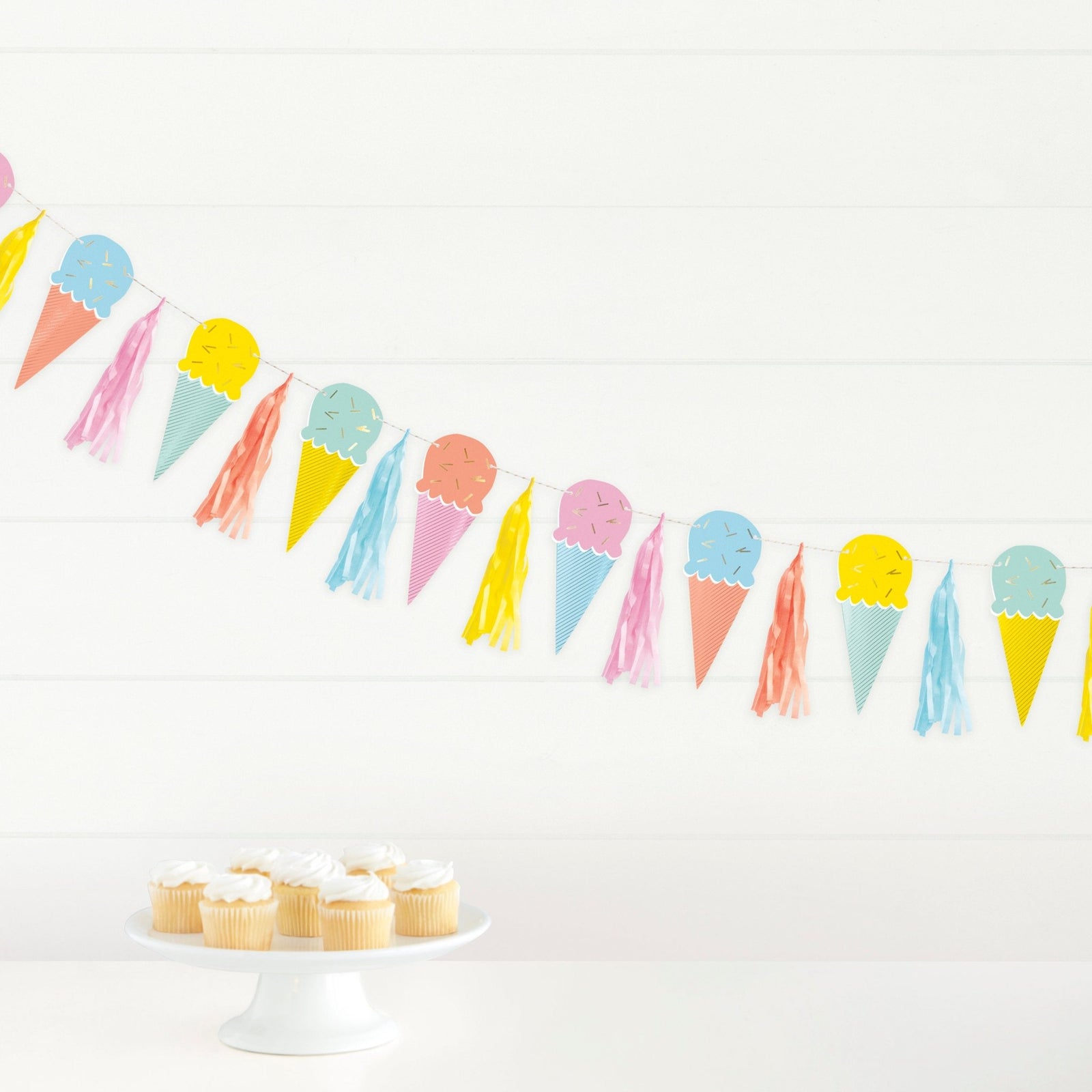 Ice Cream Tassel Banner - Stesha Party