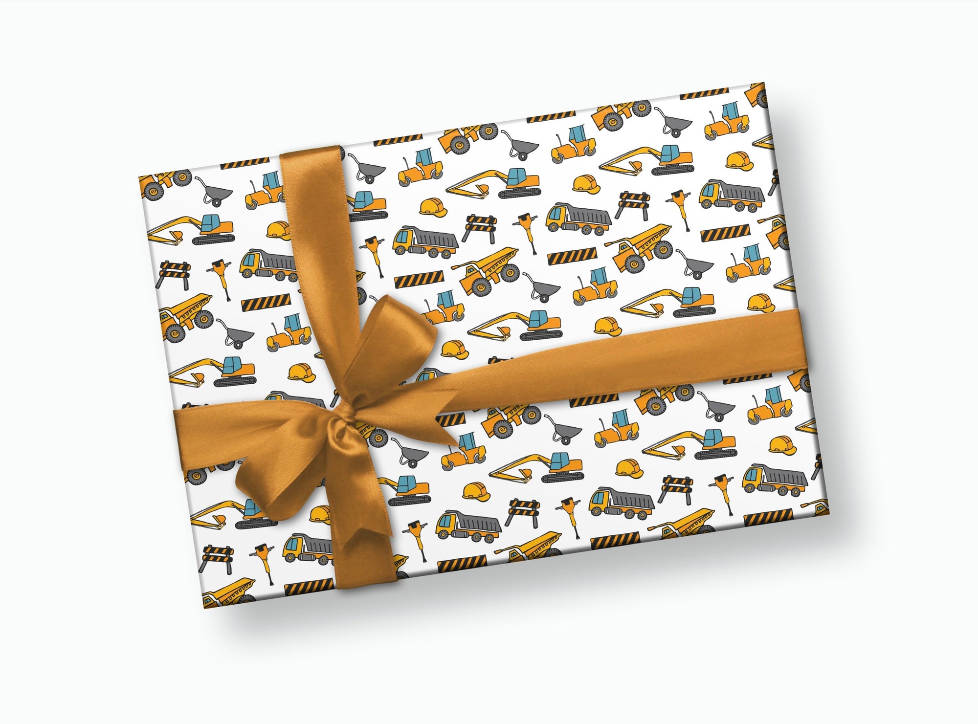 Gift Wrap, Wrapping Paper Sheets, Dump Truck, Tractor, Construction Party, Boy Birthday, Son,