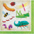 Insect Themed Party Napkins - Stesha Party