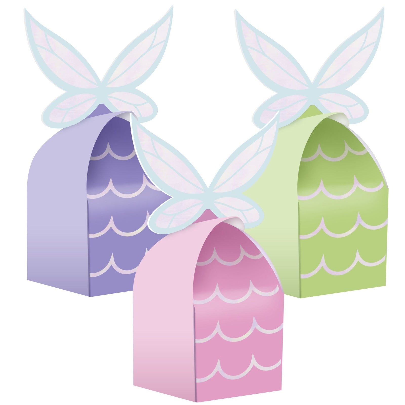 Iridescent Fairy Party Favor Boxes - Stesha Party